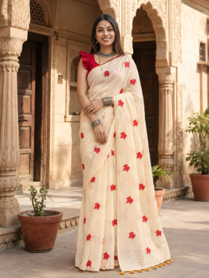 The "Kashmira Leaf" Handloom Saree