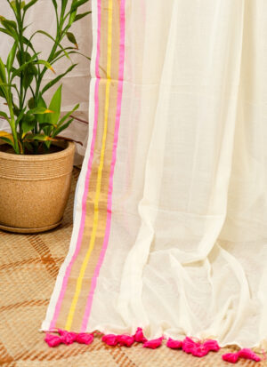 The Petal Path - Cotton saree (mulmul)