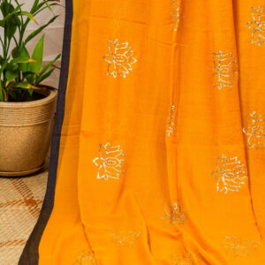 The Saffron Glow: A nod to the radiant sunset hues