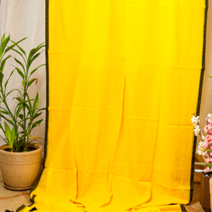The Sunshine Radiance - Pure cotton mulmul saree