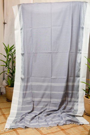 The Soft Cloud - Breathable Cotton Mulmul Saree