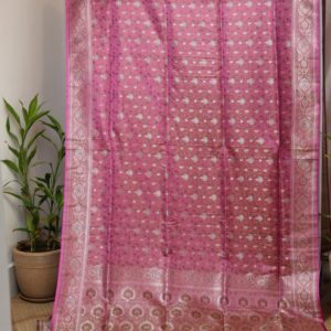The Vibrant Fuchsia - Banarasi pure silk saree