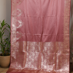 The Gulabi Shahi - Banarasi pure silk saree