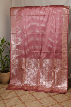 The Gulabi Shahi - Banarasi pure silk saree