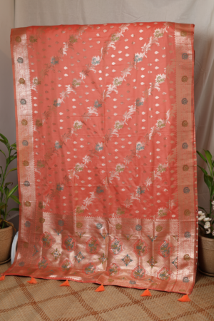 The Crimson Zari - Banarasi Silk Saree