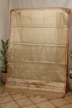 The Timeless Neutral- Pure silk saree