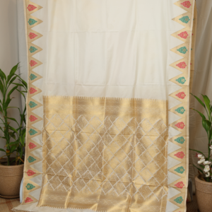 The Elegant Minimalist- Pure Banarasi silk saree