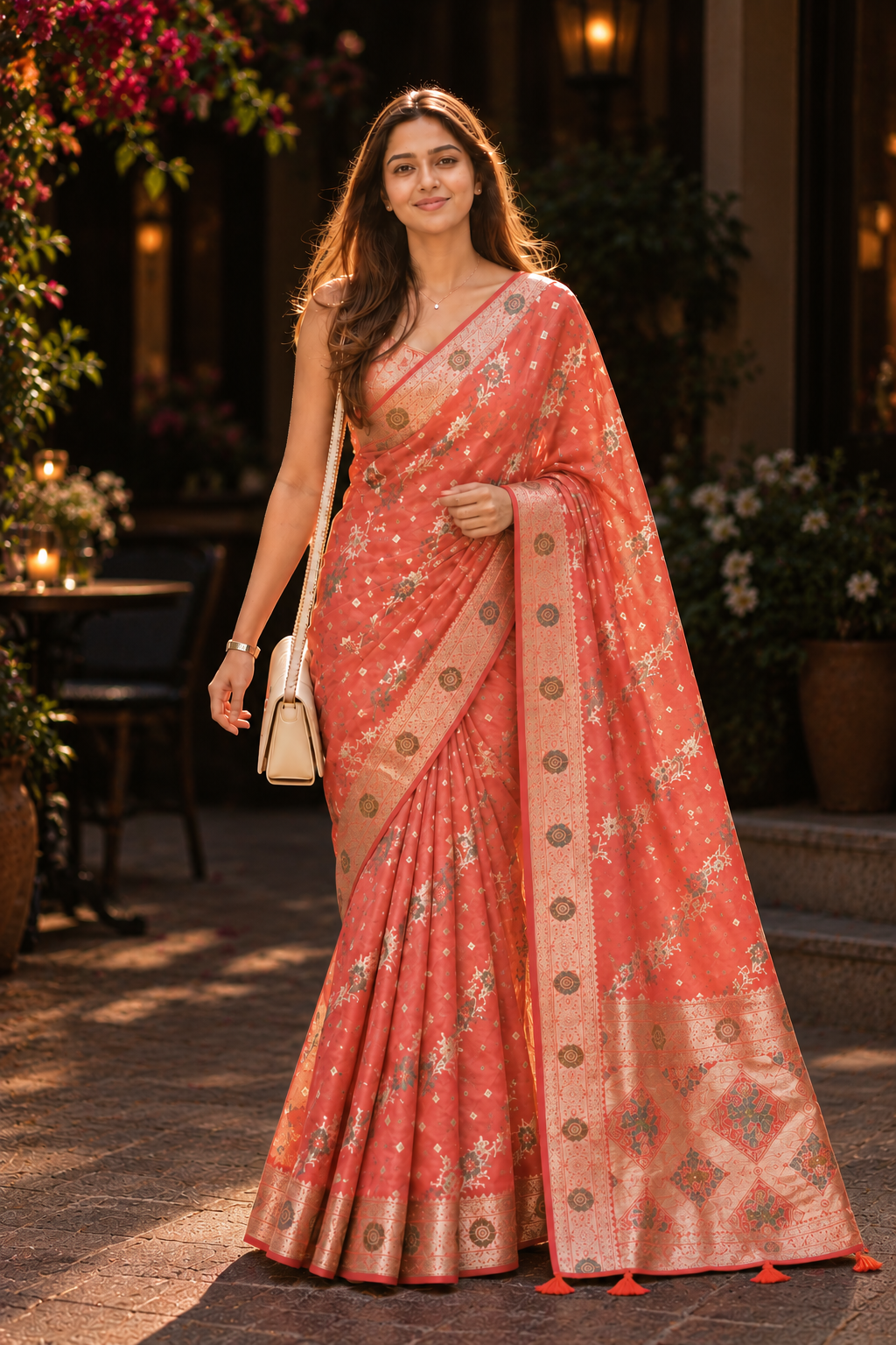 The Crimson Zari - Banarasi Silk Saree