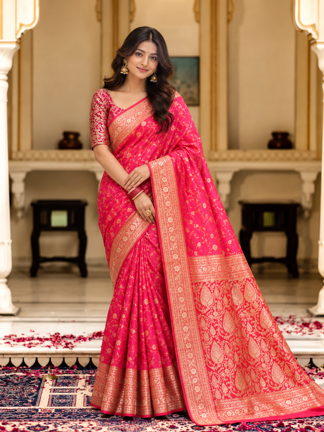 The Shahi Rani - Banarai pure silk sarees