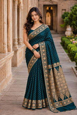 The Royal Peacock - Banarasi pure silk sarees