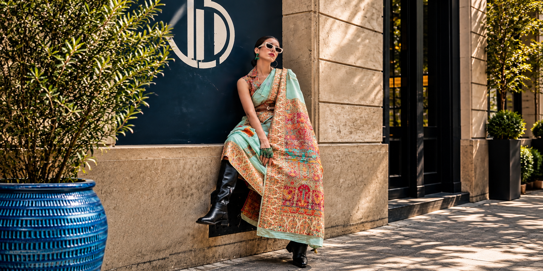 Fancy party wear sarees for evening occasions